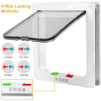 Pet 4 Way Locking Quiet Flap Door