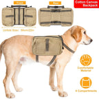 Pet Dog Backpack Hound Hiking Camping Saddle Bag