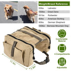 Pet Dog Backpack Hound Hiking Camping Saddle Bag