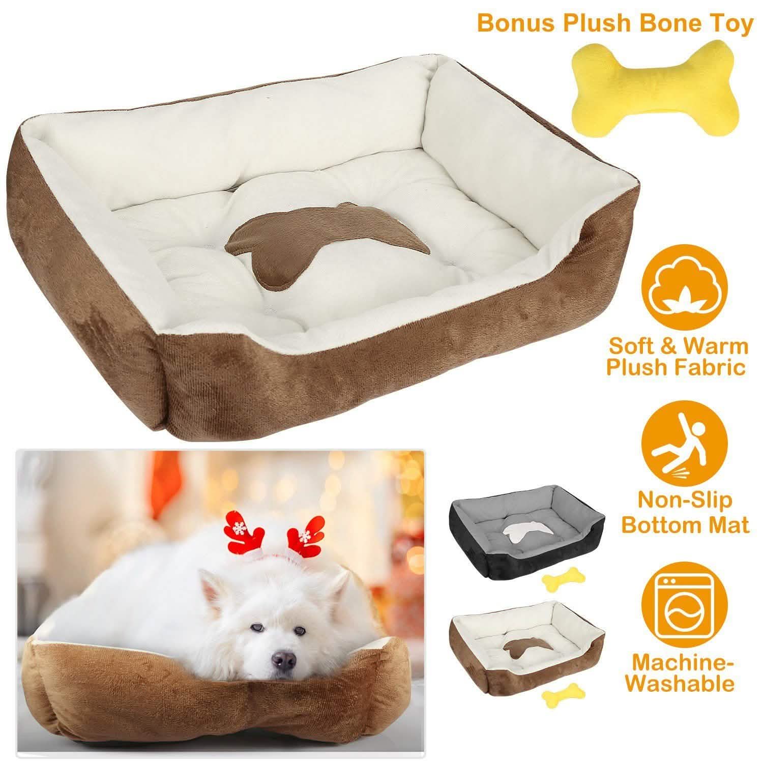 Pet Dog Bed Soft Warm Fleece