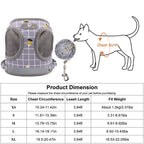 Pet Mesh Harness Dog Leash Puppy Vest
