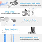 Pet Nail Toe Stainless Steel Trimmer with Nail File