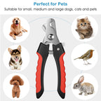 Pet Nail Trimmer  with Safety Guard to Avoid Over-Cutting Nails