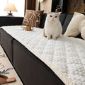Textured Quilted Sofa Cover - Furniture Protection