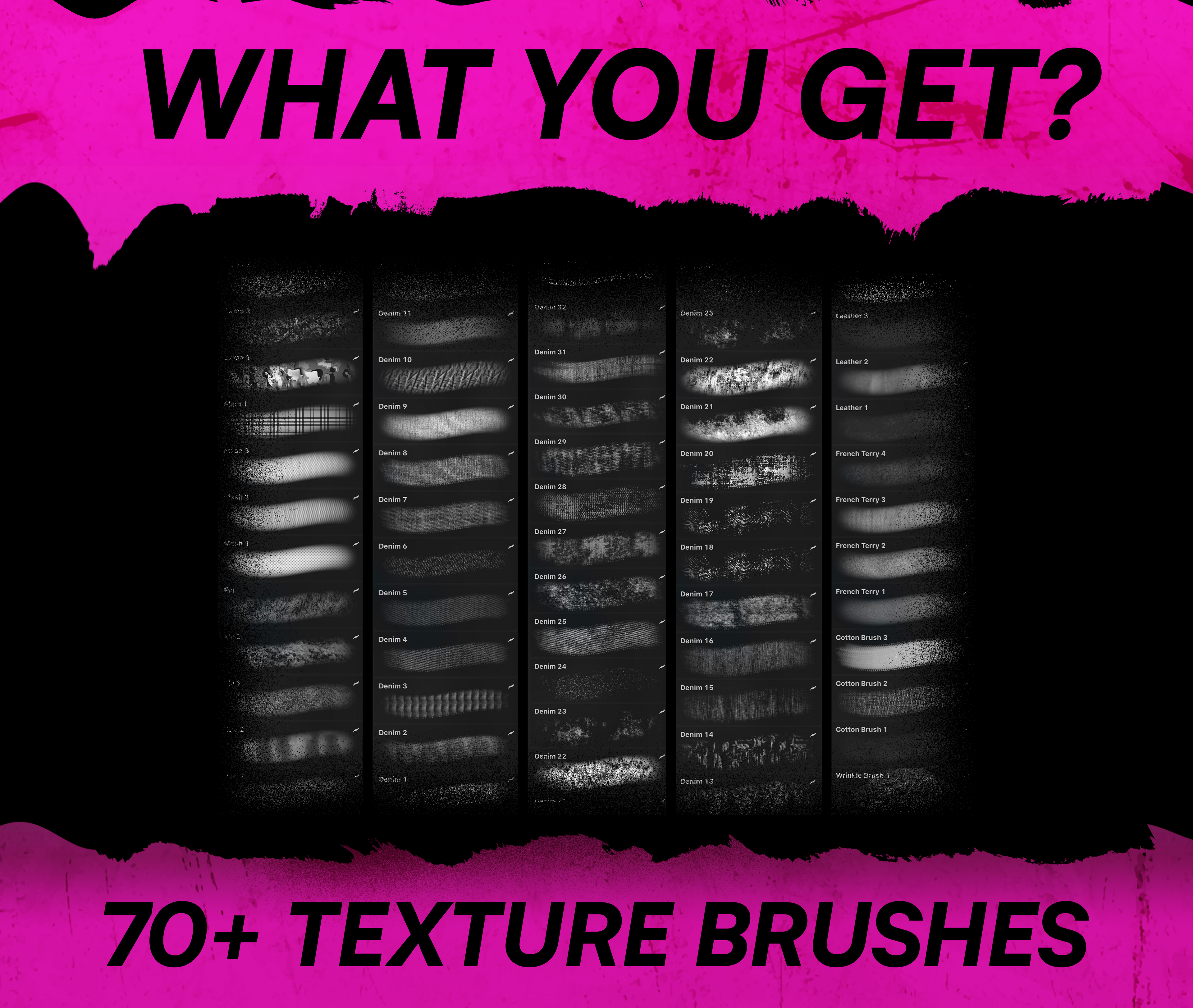PROCREATE TEXTURE PACK