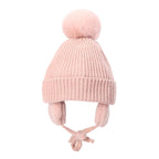 Kids Knit Beanie Winter Hat with Earflaps