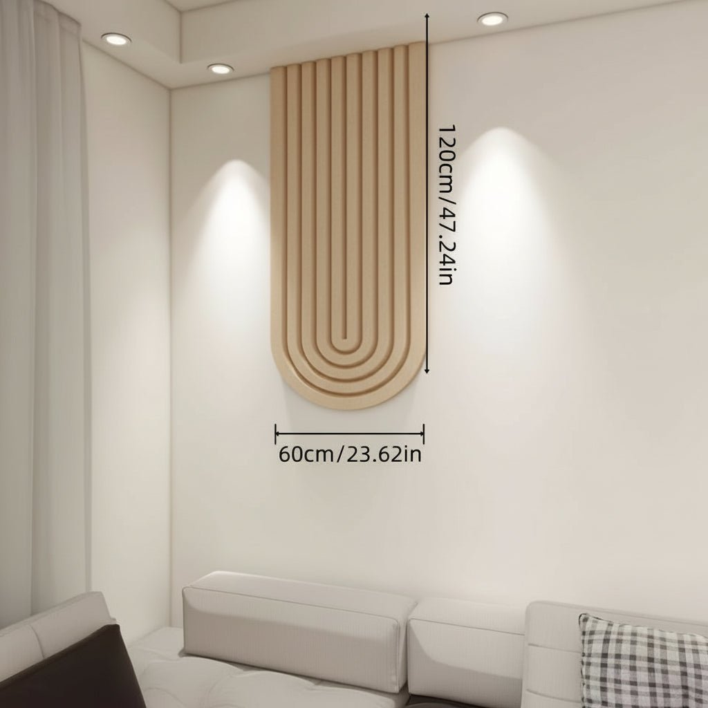 Decorative Wall Organizer Board - Curved Felt Design