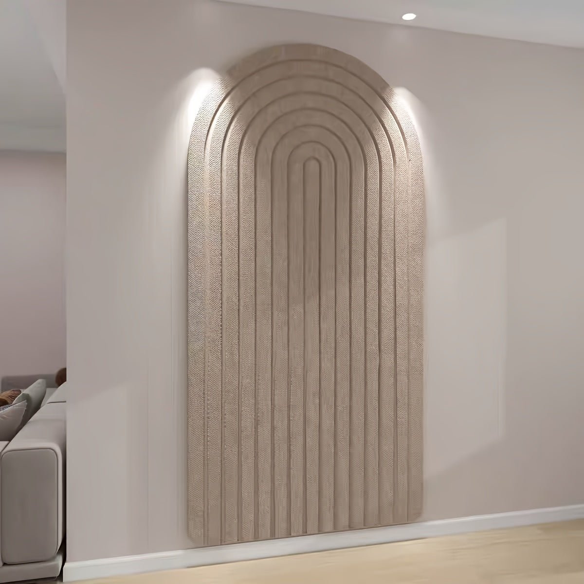 Decorative Wall Organizer Board - Curved Felt Design