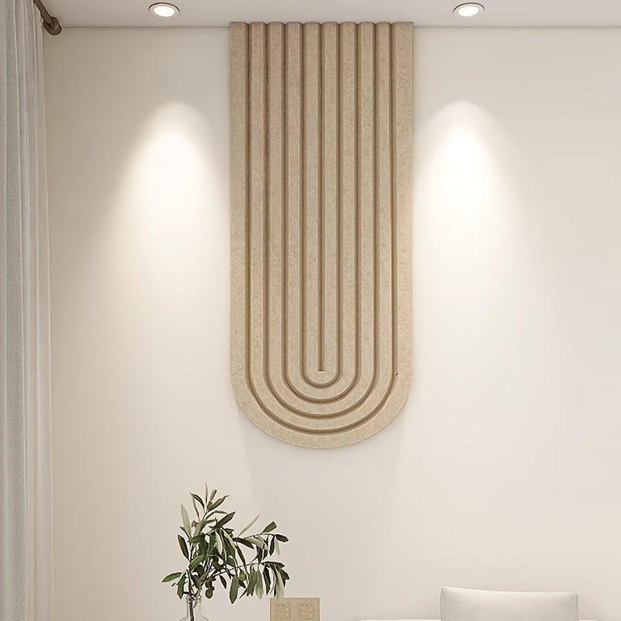 Decorative Wall Organizer Board - Curved Felt Design