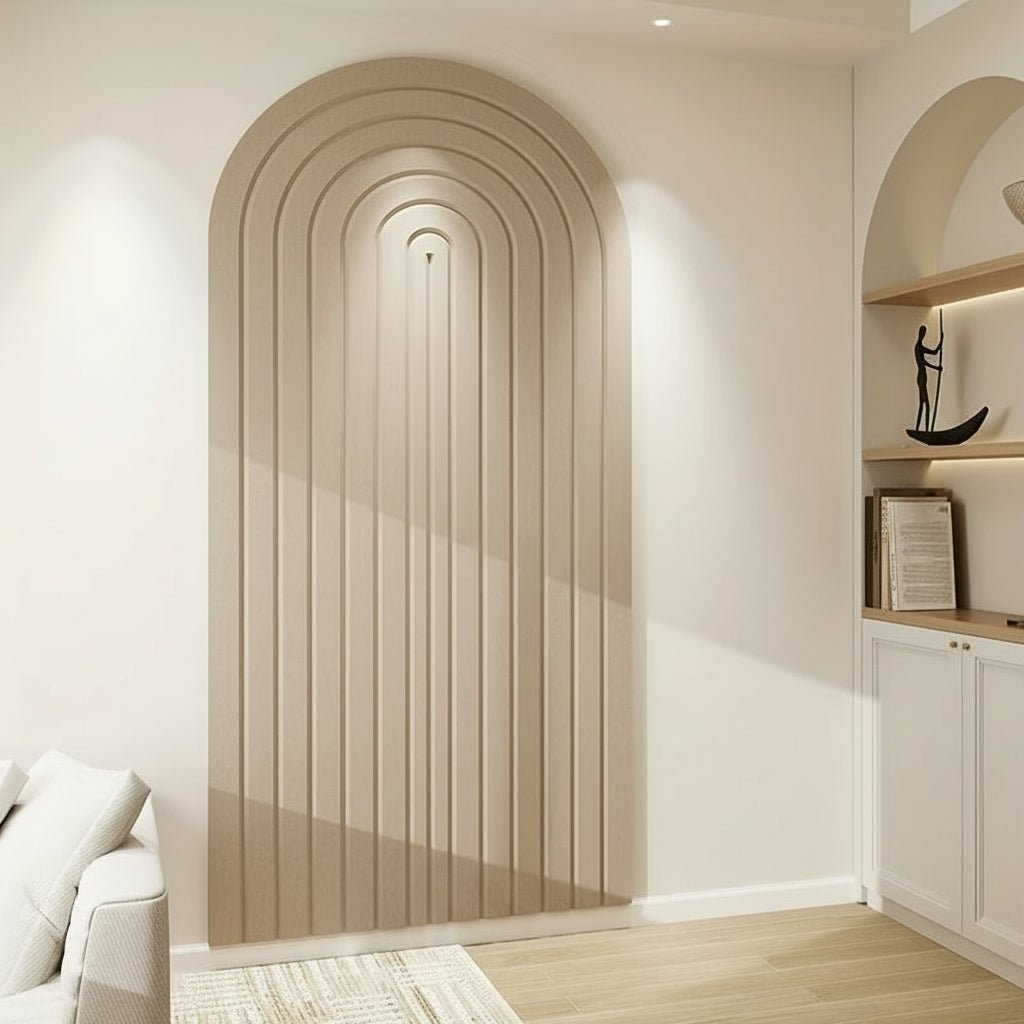 Decorative Wall Organizer Board - Curved Felt Design