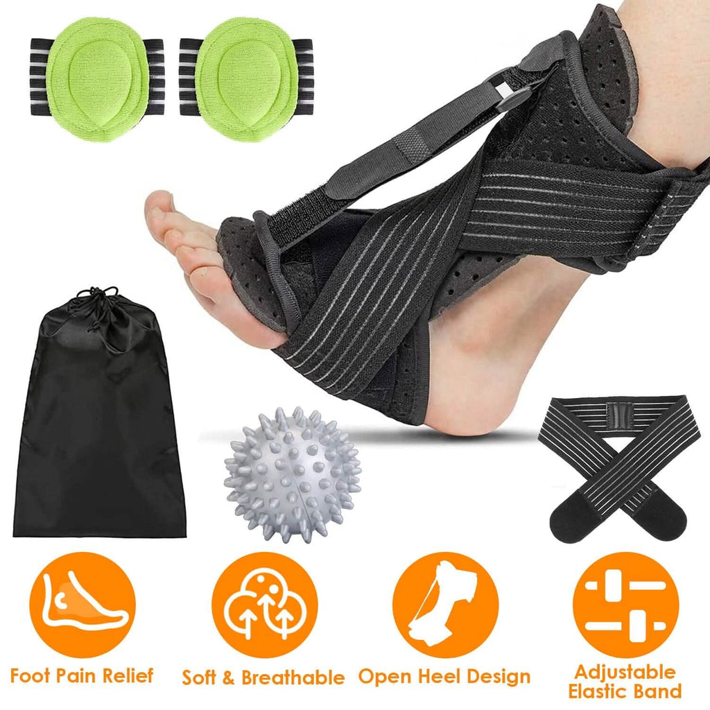 Plantar Fasciitis Night Splint Adjustable Foot Orthotic Brace