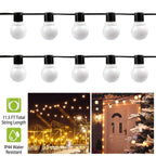 Plug-in Globe String Light Warm White Fairy Light Bulbs