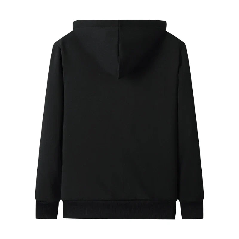 Plus-size sherpa-lined hooded winter jacket