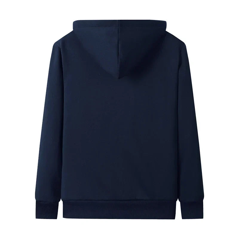 Plus-size sherpa-lined hooded winter jacket