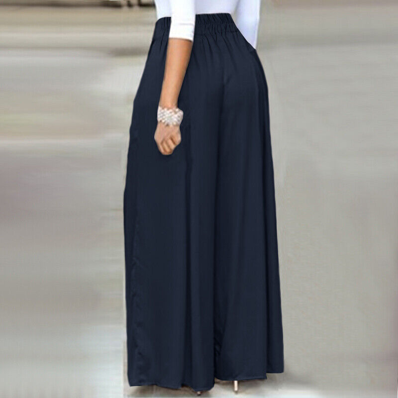 Plus Size Flowy Palazzo Pants
