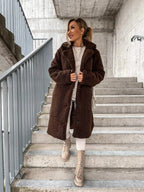 Niki | Women's Cozy Plush Trench Coat
