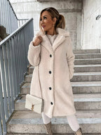Niki | Women's Cozy Plush Trench Coat