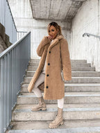 Niki | Women's Cozy Plush Trench Coat