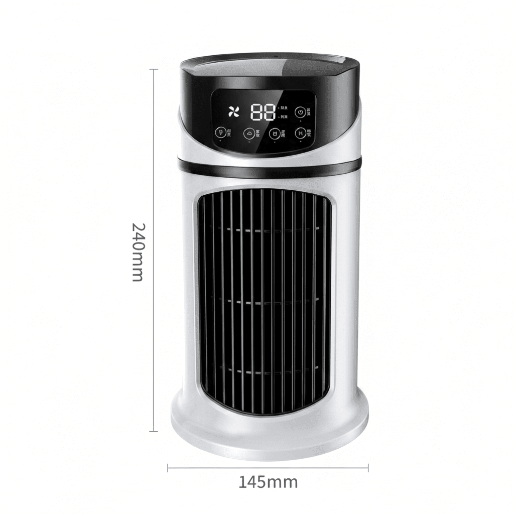POLARBREEZE – Portable evaporative air cooler with fan and humidification