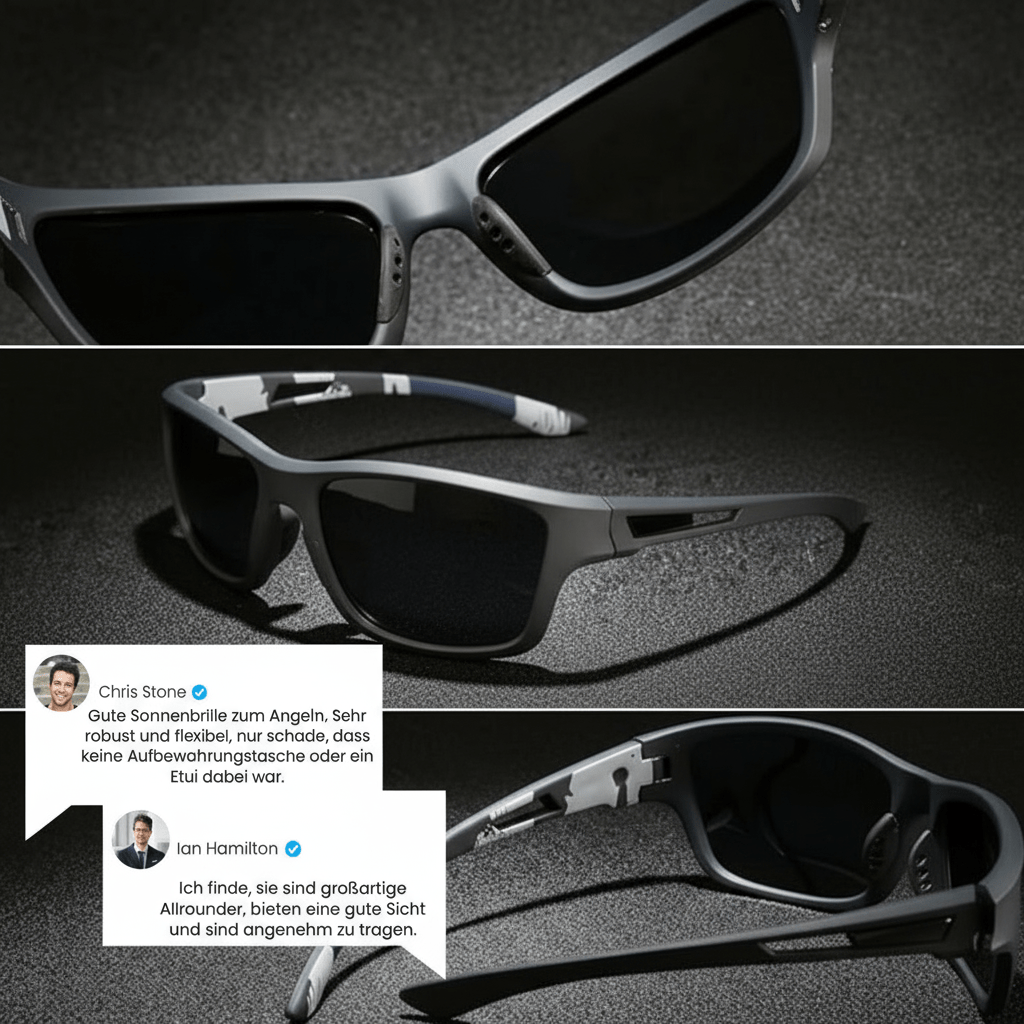 POLARSPORTX Pro: Polarized sunglasses, UV400 protection for active days