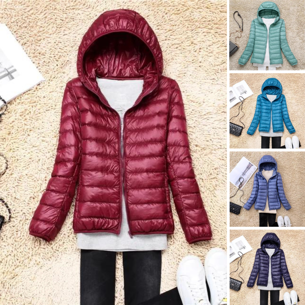 Niki | Ultra-Light Packable Down Coat