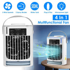 Portable Air Conditioner Fan Evaporative Humidifier 3 Speed Spray