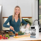 Portable Air Conditioner Fan Evaporative Humidifier 3 Speed Spray