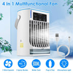 Portable Air Conditioner Fan Evaporative Humidifier 3 Speed Spray