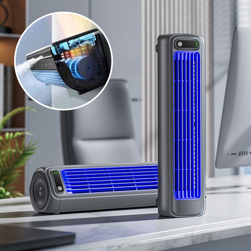Portable Air Cooler | Wall-Mountable, Fast Cooling & Long-Lasting Battery for Home and Office Use | Niki