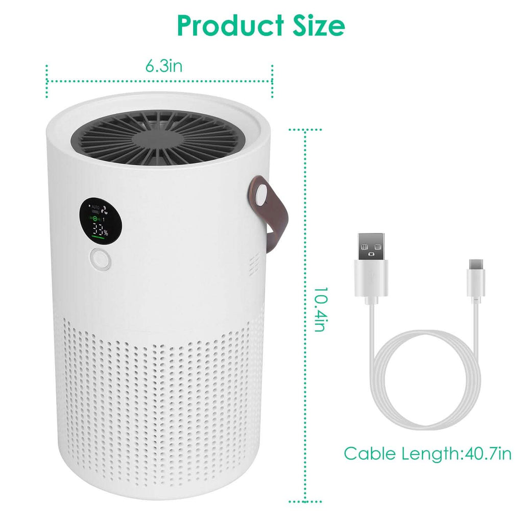 Portable Anio Air Purifier Electronic Air Sterilization with 4 Modes Night Light