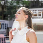 Portable Bladeless Neck Fan - 360° Cooling for Everyone