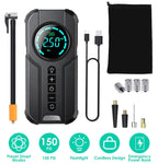 Portable Car Compressor Wireless Electric Air Pump 150 PSI with LED Light
