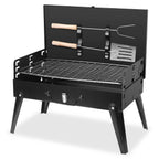 Portable Charcoal Grill Foldable BBQ Suitcase