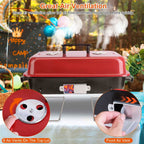 Portable Charcoal Tabletop Grill with Lid