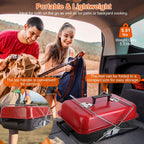 Portable Charcoal Tabletop Grill with Lid