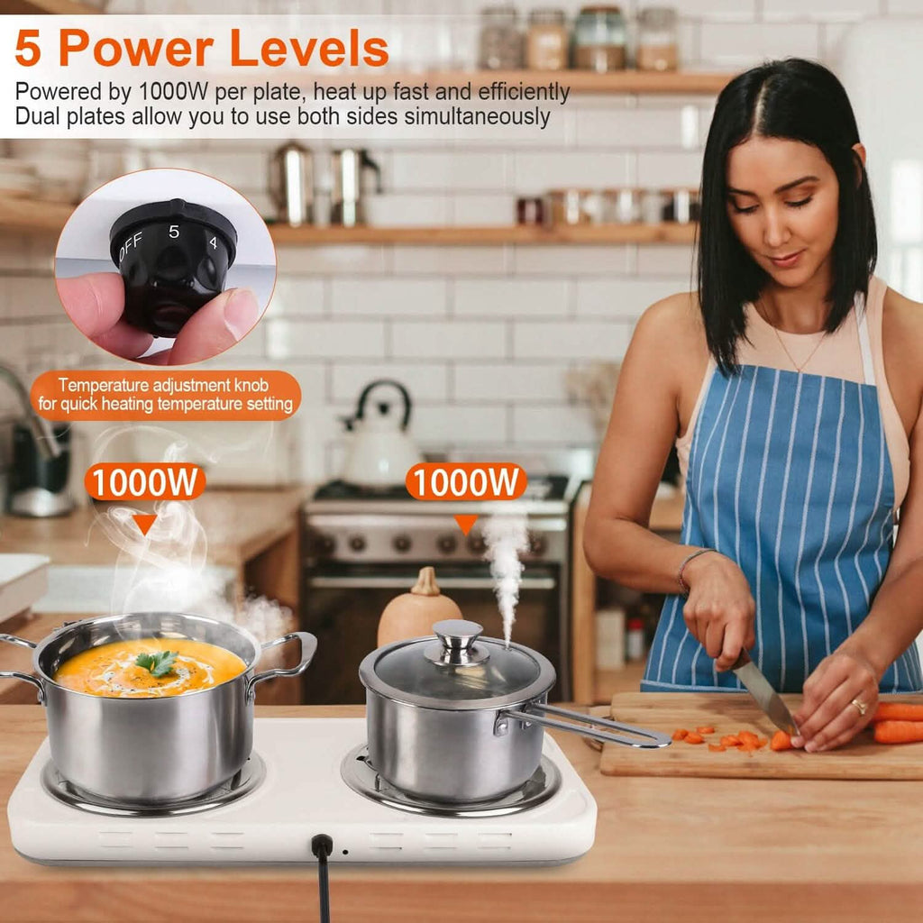 Portable Coil Heating Hot Plate Stove Countertop