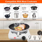 Portable Coil Heating Hot Plate Stove Countertop