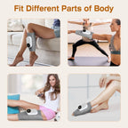 Portable Cordless Rechargeable Air Leg Compression Massage Adjustable Wrap with 3 Modes Intensities Heating Function