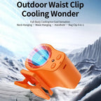 Portable Desk Fan Clip-On Outdoor Usb Rechargeable Fan
