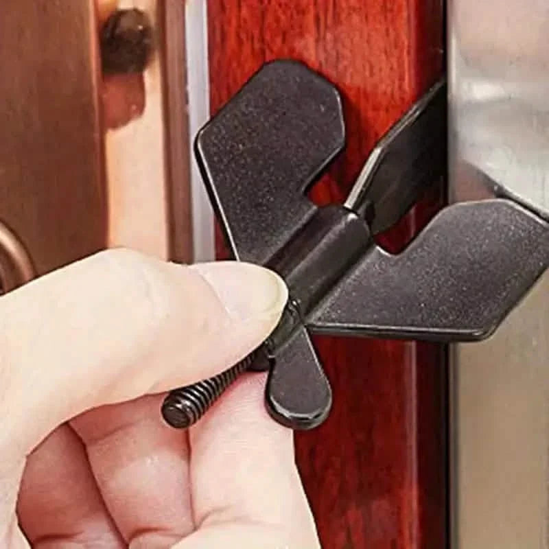 Portable Door Lock for Home and Hotel Use: Security Door Stopper for Self-Defense and Child Safety
