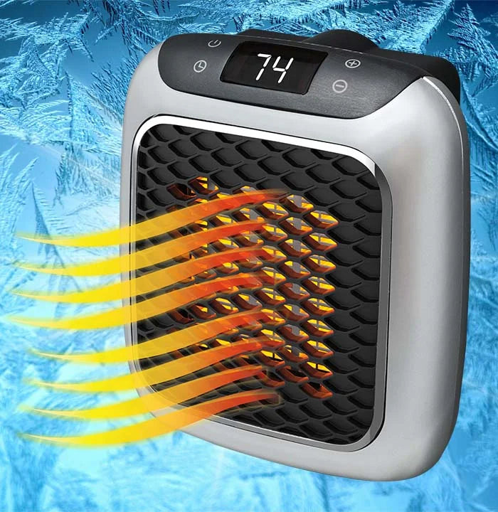 Compact Electric Heater - Rapid Warmth, Silent, Secure, Eco-Friendly