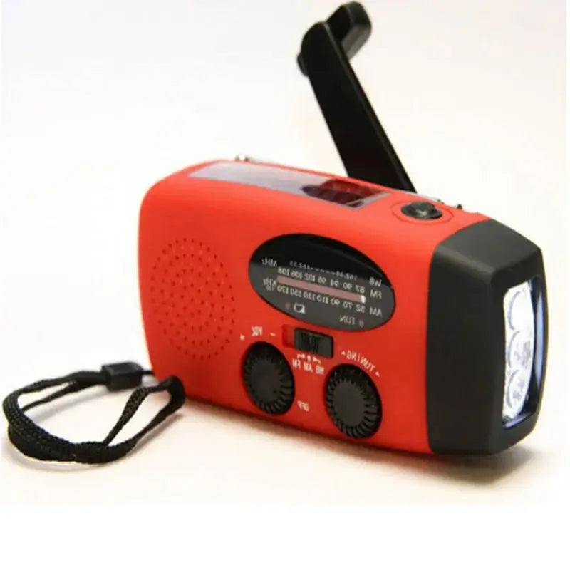Emergency Crank Radio with Weather Alerts & Power Bank