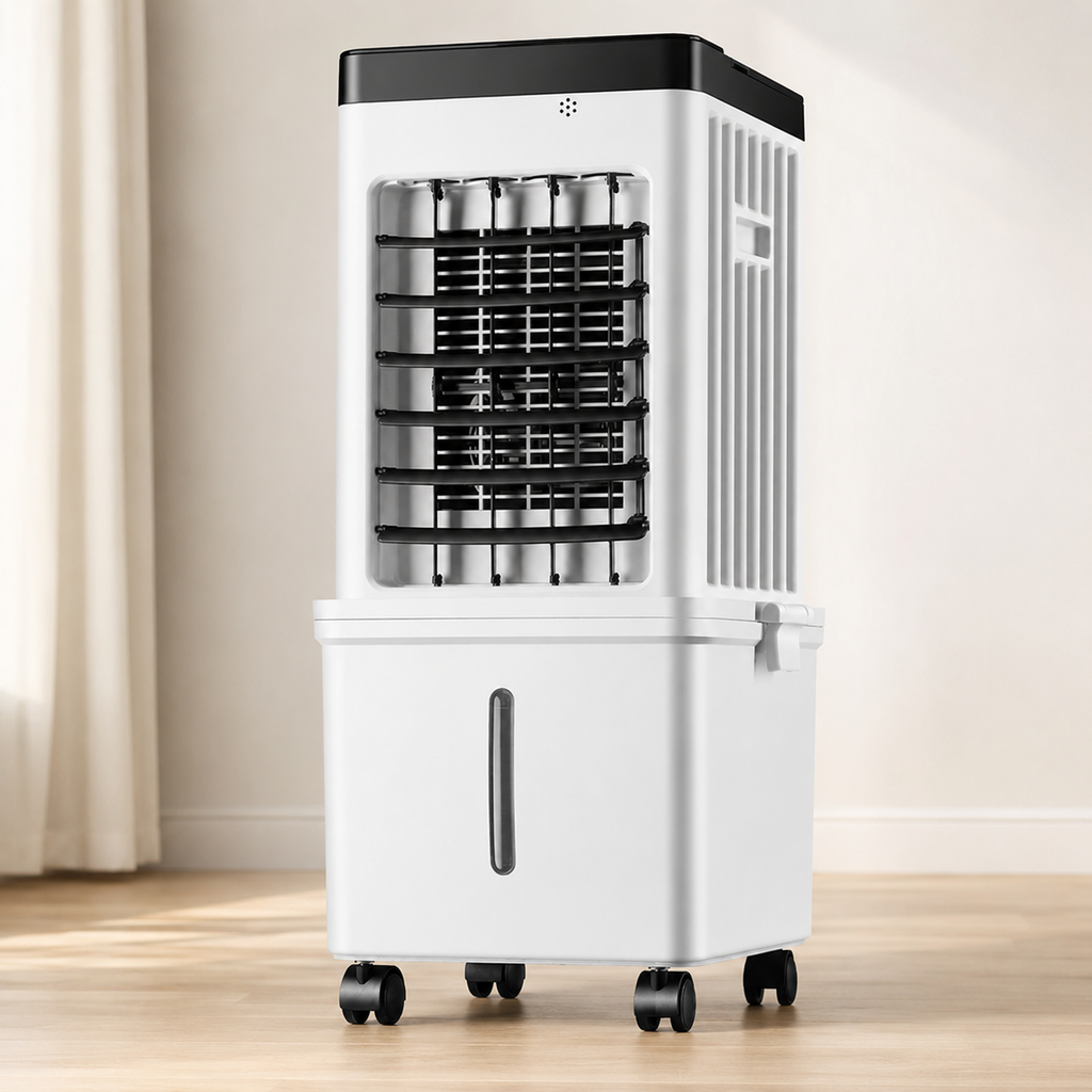 Portable Evaporative Air Cooler with 12-Hour Timer