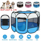 Portable Foldable Pet Playpen For Dogs Cats Other Pets