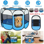 Portable Foldable Pet Playpen For Dogs Cats Other Pets