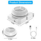 Portable Fruit Vegetable Washing Machine IPX7 Waterproof Rechargeable Fruit Cleaner