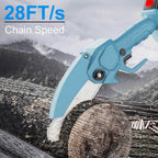 Portable Handheld Cordless Small Chain Saw Battery Powered