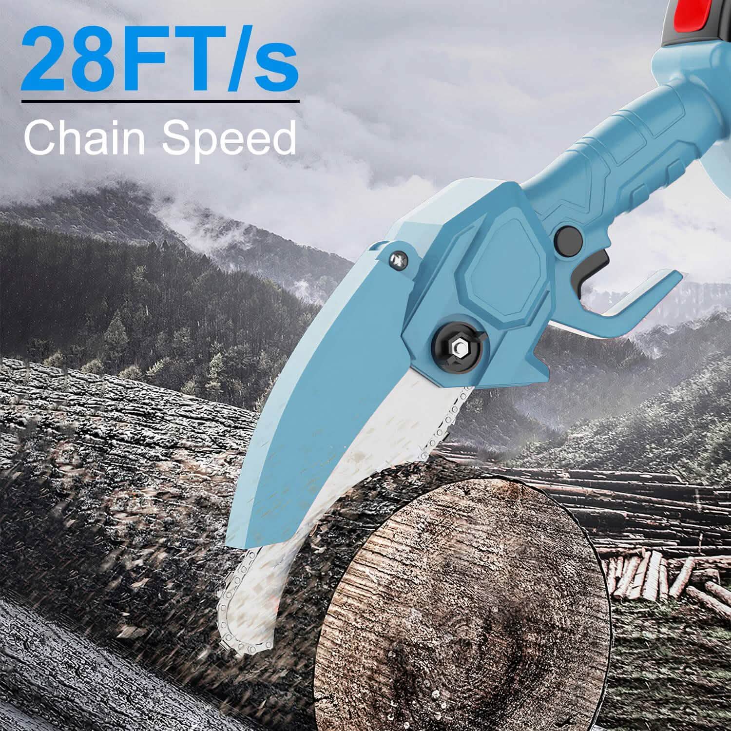 Portable Handheld Cordless Small Chain Saw Battery Powered