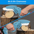 Portable Handheld Cordless Small Chain Saw Battery Powered