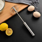 Portable Handheld Mixer (Semi-Automatic, No Electricity Needed)
